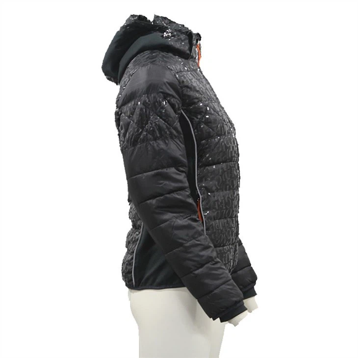 Women’s Letter Print Hybrid Padded Jacket